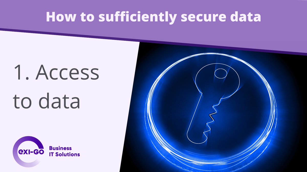 Who has access to your company's data? It's critical to consider who has access to what, why they have access and whether that access is still necessary. To accomplish this, your IT must allow you to extend and withdraw access across your organisation at short notice. #dataaccess