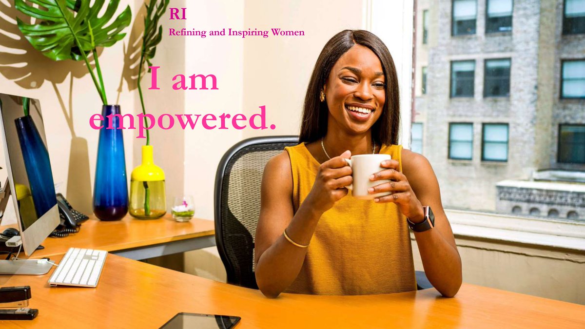 I am empowered... #RI #RIQueens #women #mondaywordsofaffirmation #refiningwomen #womenempowerment #goals #inspiringwomen