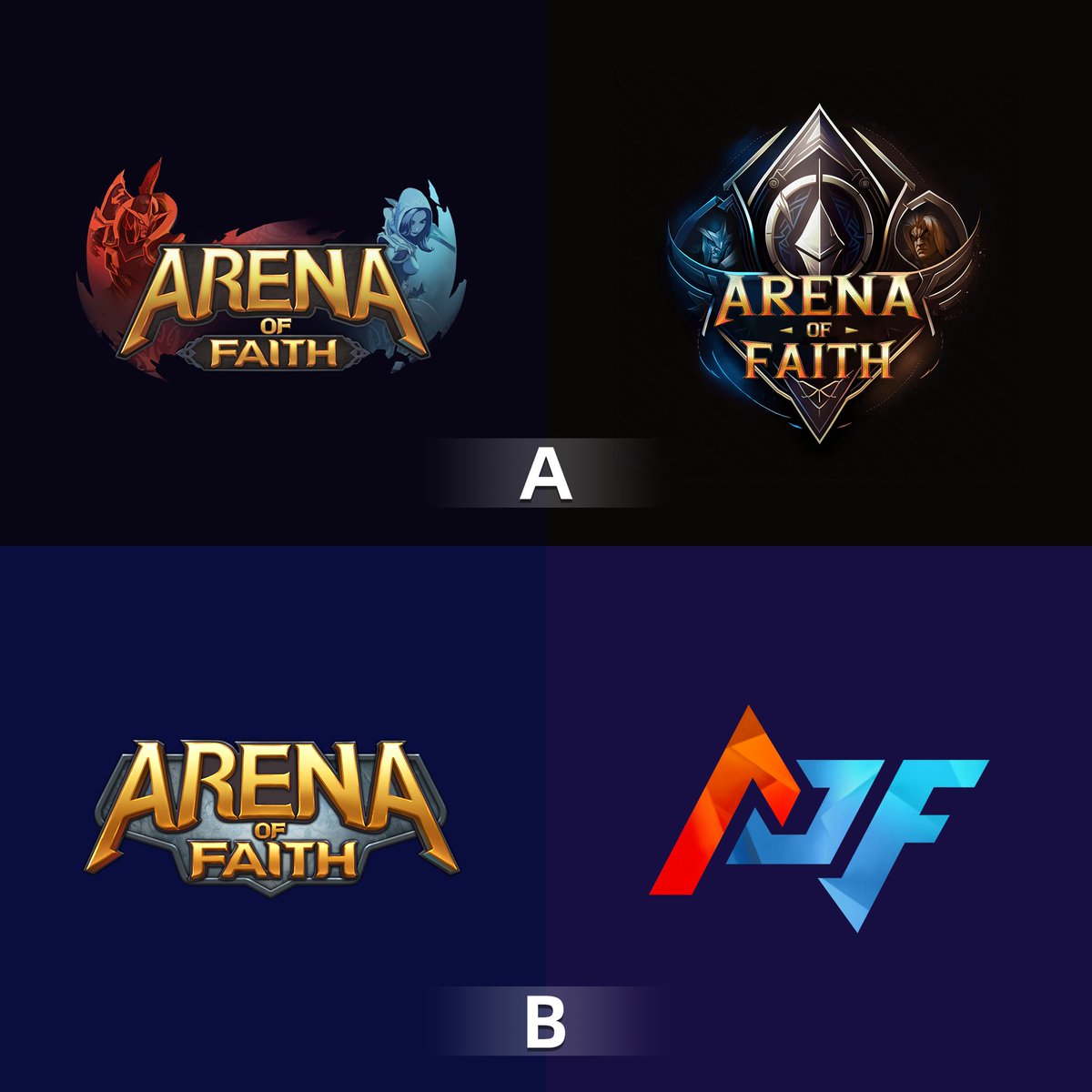 Which logo design do you prefer?  A or B?