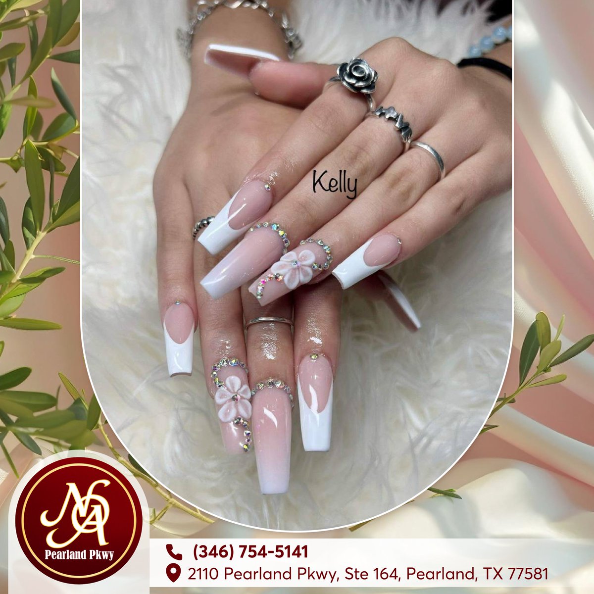 These nails are a reminder to embrace the beauty that surrounds us. 🌺
#nailsofamerica #nailsofamericapearland #nailsalonspearland #manicure #pedicure #spapearland #nailpolish #naillover #nailworld #NailStyle #nailfashion