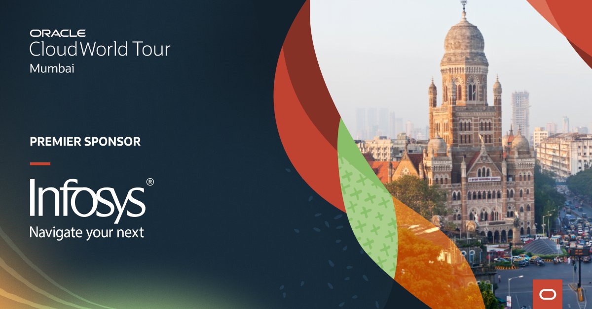 Learn how @Infosys is helping clients embrace the latest cloud and AI innovations at #CloudWorld Tour Mumbai. social.ora.cl/6019jbeZ1