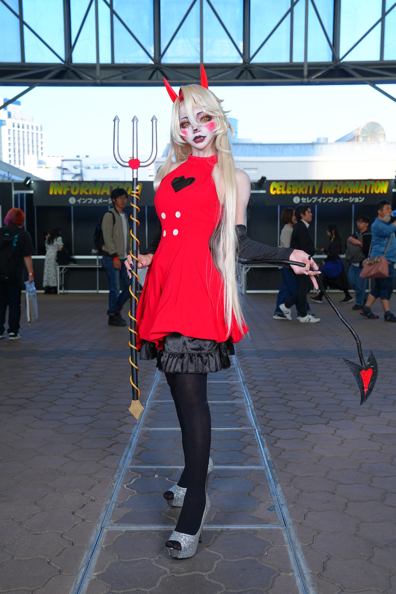 ハズビンホテル チャーリー コスプレ衣装 ウィッグ