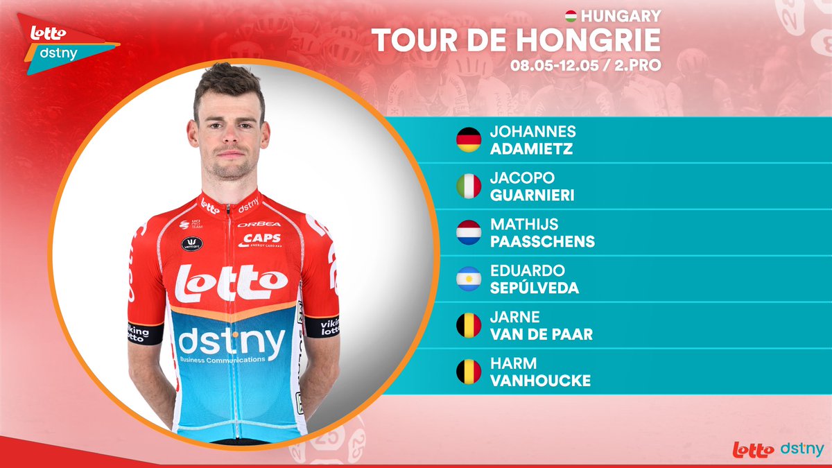 🇭🇺 #TourdeHongrie Here’s our line-up for @Tour_de_Hongrie that starts on Wednesday! 🤩