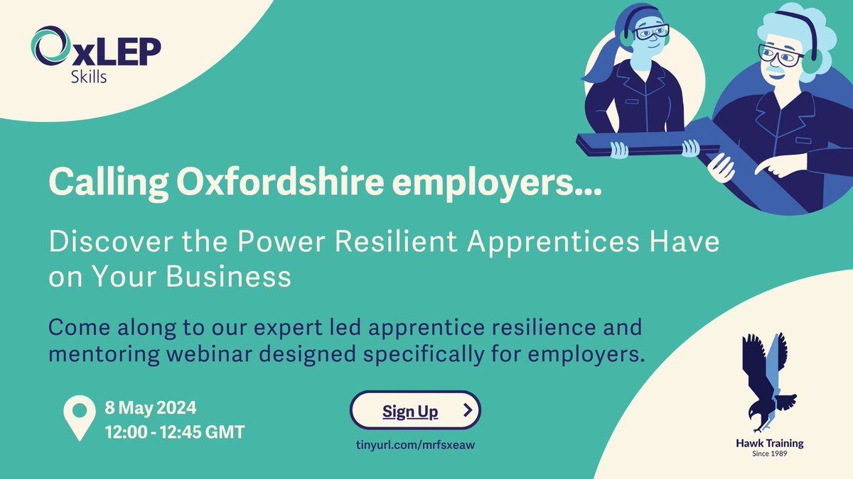 ⏰ Just 2 days to go! We're all set and excited for our webinar Apprentice Resilience and Mentoring with @Hawk_Training. Get ready for some insightful discussions. See you there! 🎟 Tickets still available: eventbrite.co.uk/e/resilience-i… #MentoringMatters #seaan