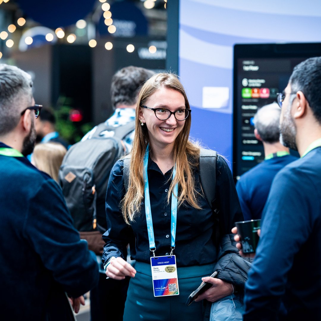 Fun times in the World of Solutions! 🌐 We’re missing all of your smiling faces, and can't wait to reconnect and explore innovative tech together again soon. cs.co/6014b9rmI #CiscoLiveEMEA