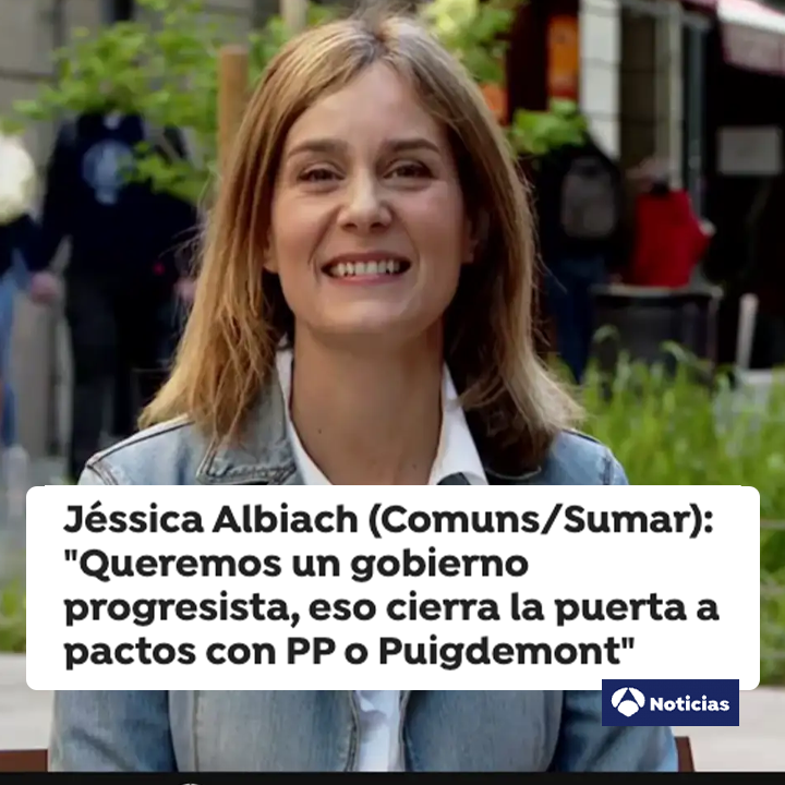 Volem ser al pròxim govern de Catalunya per fer amb l'habitatge el mateix que ha fet Yolanda Díaz amb la feina estable i de qualitat: convertir-lo en la màxima prioritat.

En parlo a @a3noticias: antena3.com/noticias/espan…