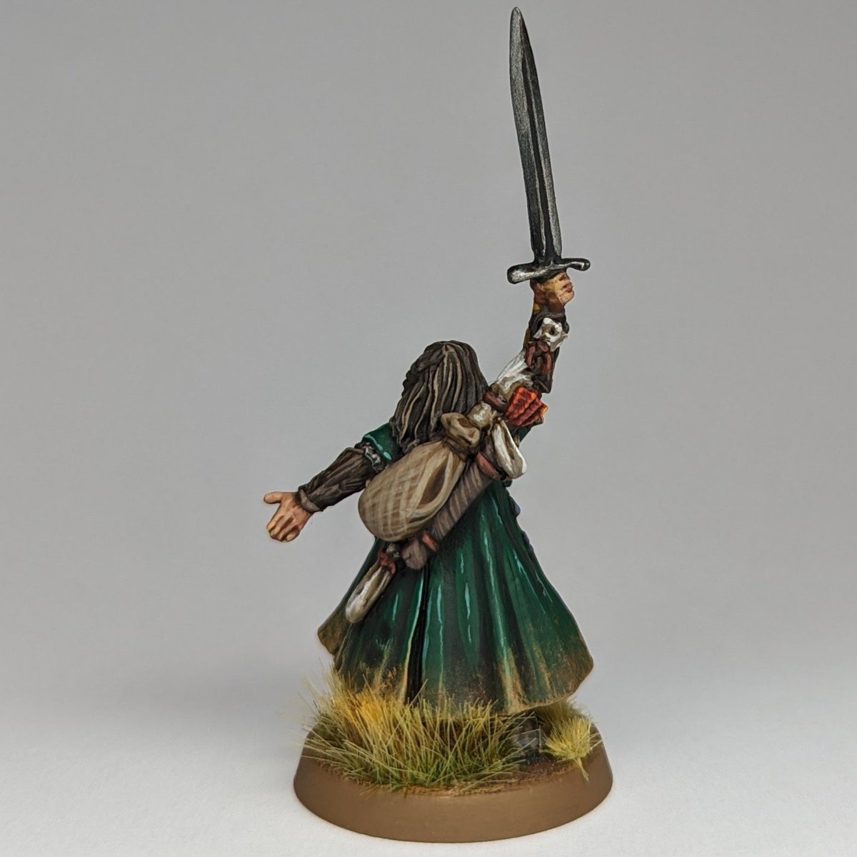 Arathorn, Chieftain of the Dunédain. Ready to lead the Rangers into battle! #warhammercommunity #mesbg