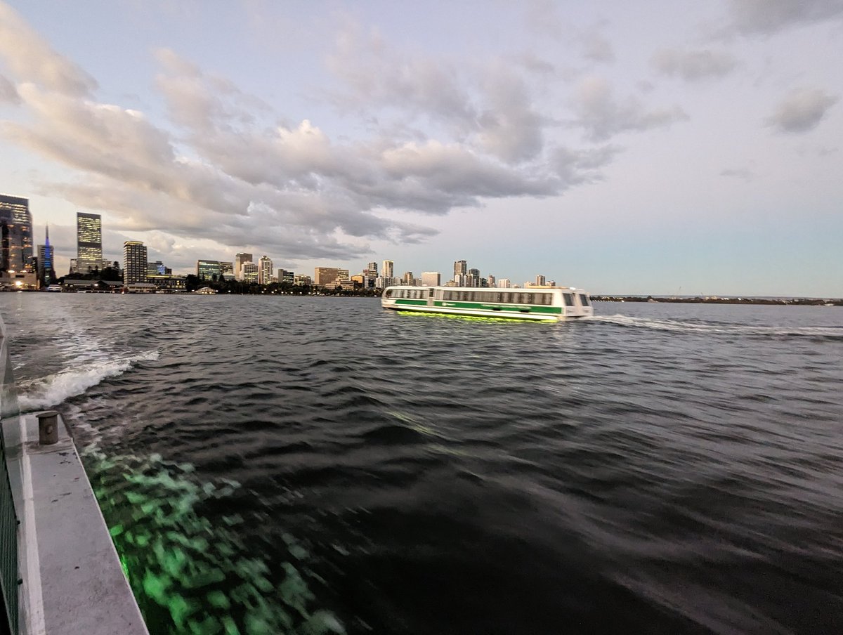 Robert Henschel (@henschelrobert) on Twitter photo Taking a ferry to the <a href="/PawseyCentre/">Pawsey Supercomputing Research Centre</a> social event at <a href="/CrayUserGroup/">Cray User Group</a> #CUG24. Taking a ferry to the <a href="/PawseyCentre/">Pawsey Supercomputing Research Centre</a> social event at <a href="/CrayUserGroup/">Cray User Group</a> #CUG24.