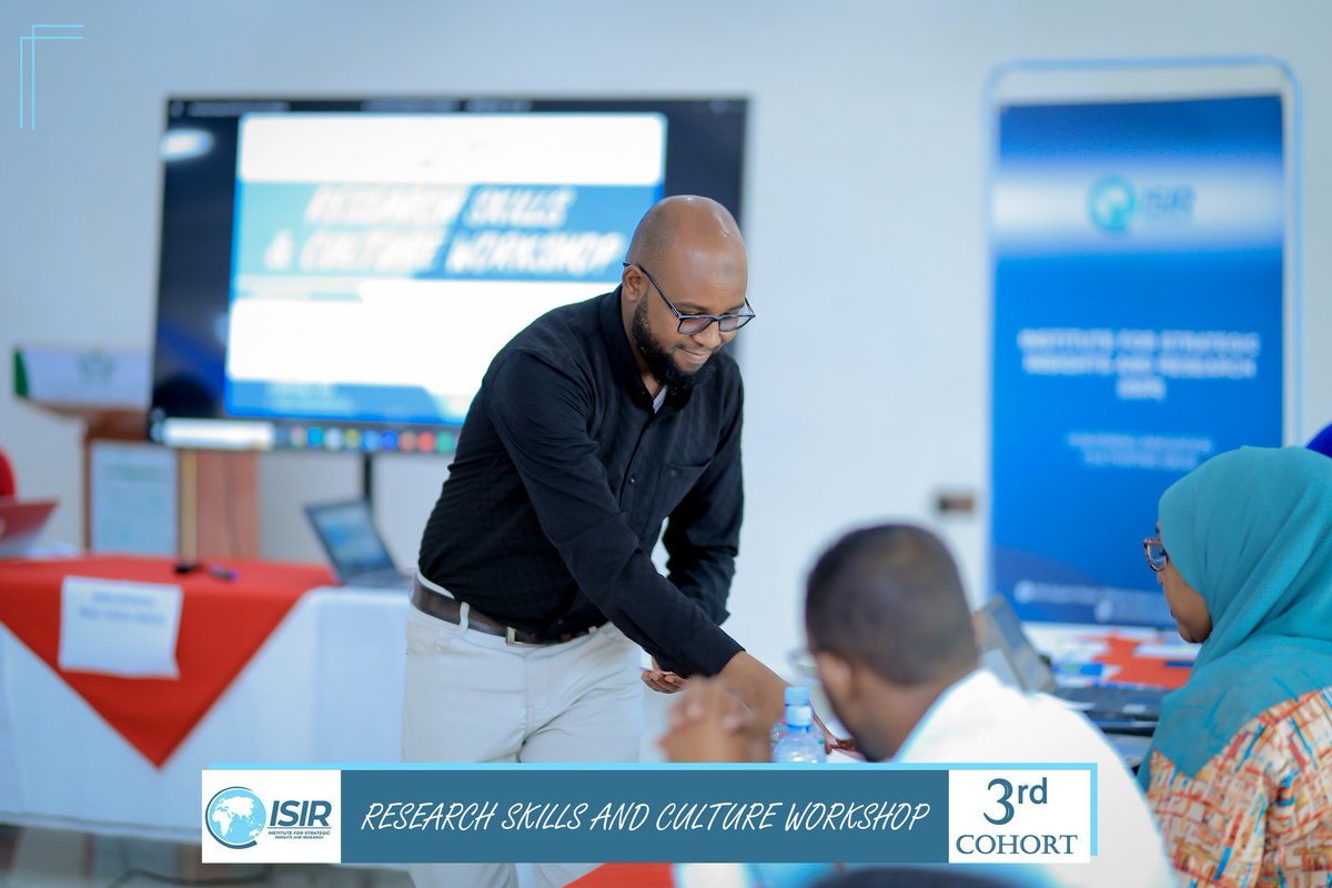 🎉Another successful Research Skills and Culture Training Workshop by the ISIR Institute has wrapped up! Held on May 4-5, 2024, at the Ambassador Hotel in Hargeisa.

#ISIRInstitute #ISIRTrainingSeries #ThirdCohort #EarlyCareerResearchers