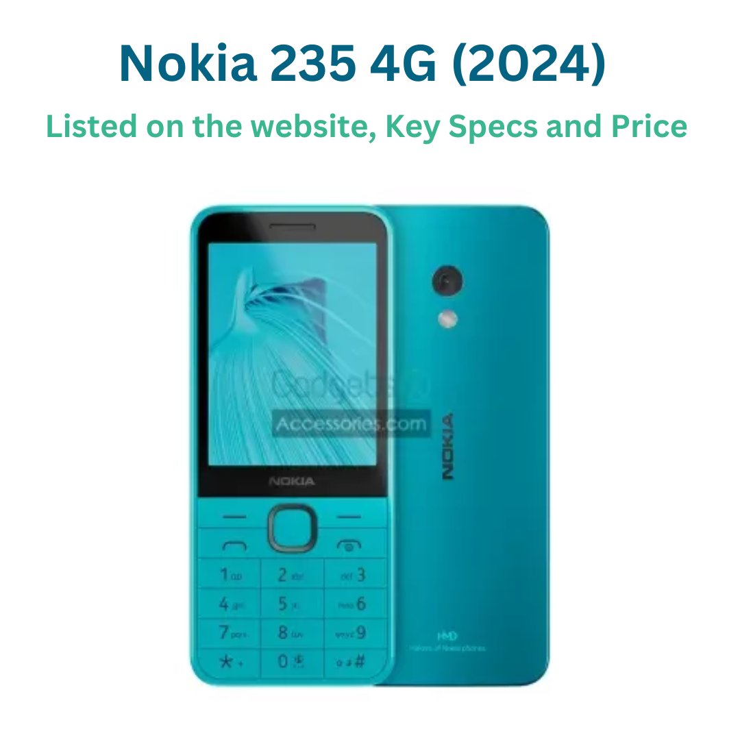Ready for a boost in speed and performance with the Nokia 235 4G (2024)

Check Price and Specs👇
gadgetsandaccessories.com/gadget/nokia-2…

#nokia #nokiapakistan #nokiamobiles #nokia235 #smartphone #gadgetsandaccessories #gadgets #accessories #technology #engineering #Pakistan