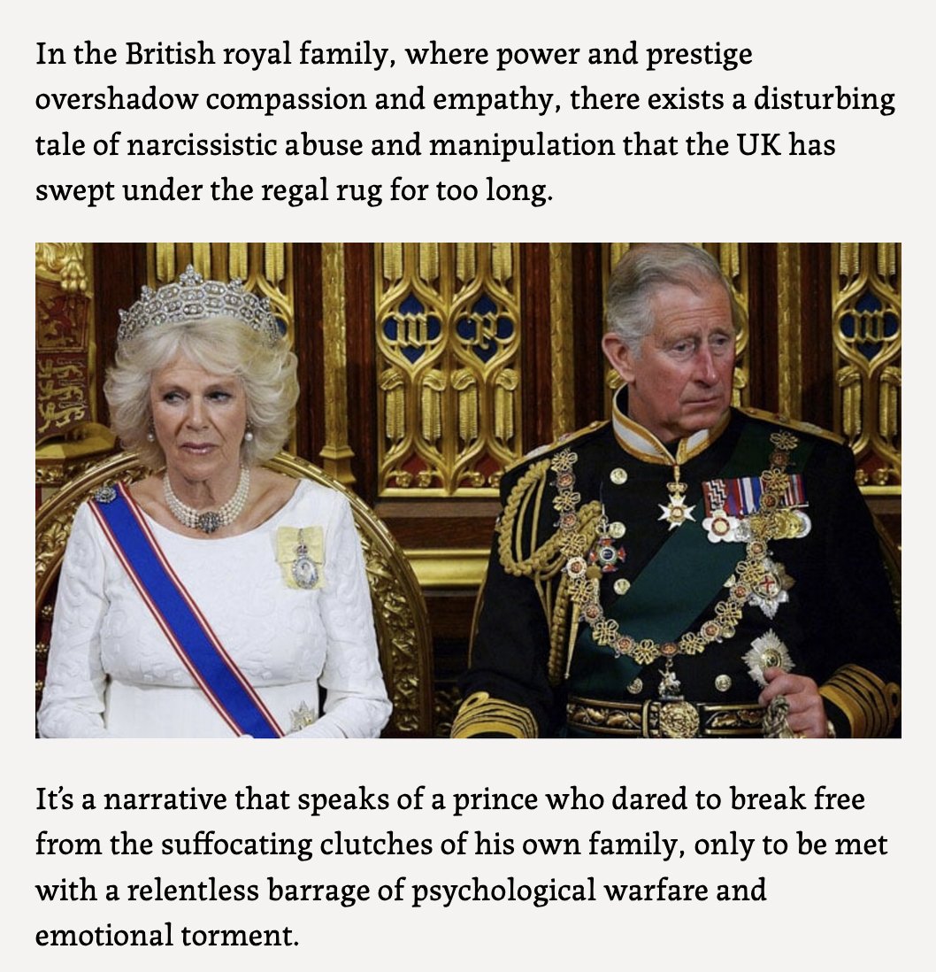#GoodKingHarry #ToxicBritishMedia #KingCharlesTheCruel #PrinceHarry #DuchessMeghan #SussexSquad #RoyalFamily #InvictusGames #PrincessMeghan #PrinceHarryandMeghan 

It’s time for the “sick” royals to stop their twisted games unpacked4.wordpress.com/2024/05/06/its…