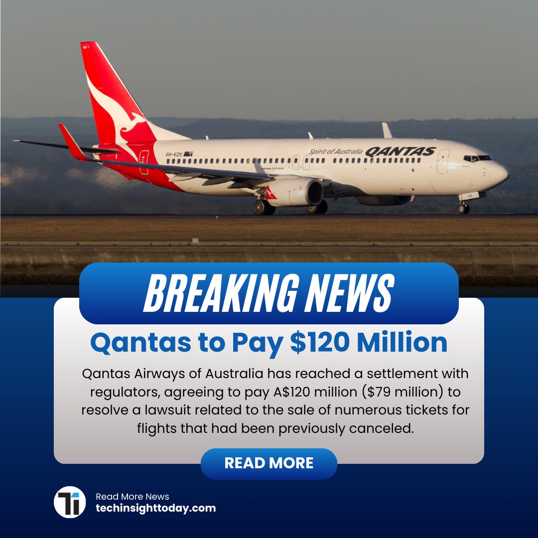 Read Full News: rb.gy/hjmaly
.
.
.
.
.
#qantas#FlightCancellations#legalsettlement#consumerprotection#regulatorycompliance#aviationnews#vanessahudson#ACCC#CorporateResponsibility#airlineindustry