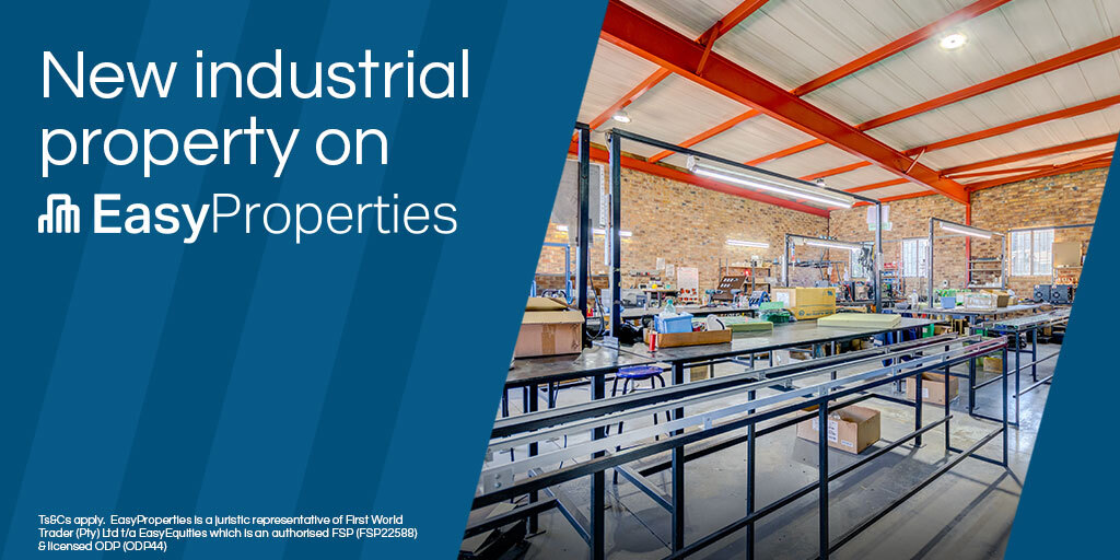 Industrial Property Oversubscribed🏭🧑‍🏭🏗️ #EasyProperties last industrial property is already more than 120% oversubscribed. 🙌 Investing in industrial property the traditional way can be a hack. Not on #EasyProperties though. Invest with R5 or R5 Million, and still enjoy the…