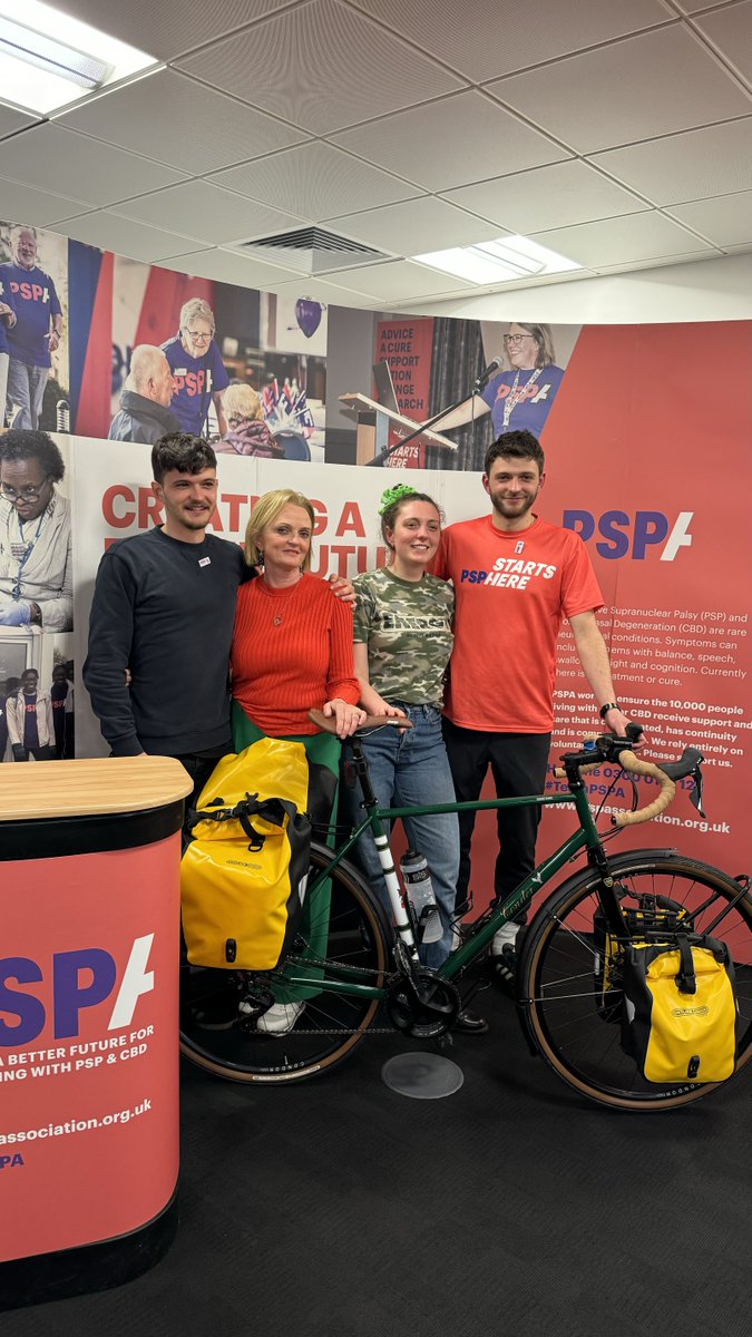 Today’s #MondayMotivation is Michael Aquilina who is cycling from London to Vietnam to raise money for PSPA in memory of his dad. Inspired by his dad’s adventures he has raised £7.5k

Sponsor Michael: justgiving.com/page/mikebikes…

#CyclingChallenge #LondonToVietnam #TeamPSPA