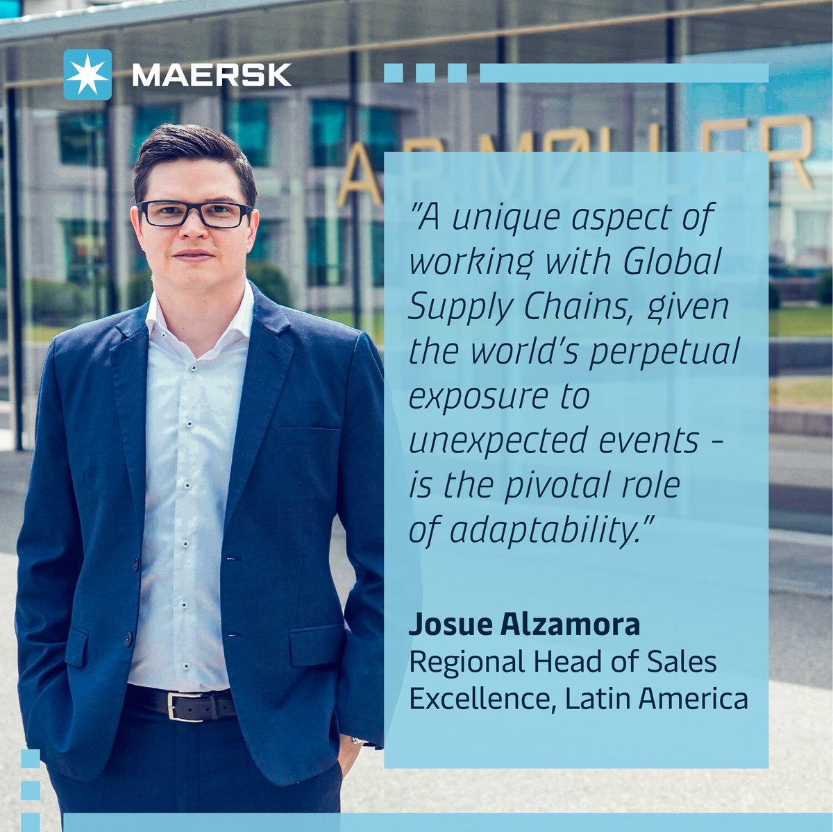 🚀 Join Josue, our Head of #Sales Excellence in Latin America, as he shares his journey in adapting to the dynamic world of #logistics🌏 Discover how diverse viewpoints shaped his path to success in this ever-changing landscape 👉🏽lnkd.in/dwJfrH5z #Maersk #Career
