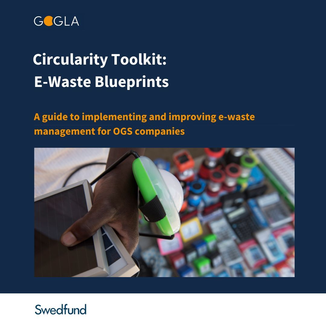 #OffGridSolar products transformed #EnergyAccess in the Global South, yet, what about the rising issue of solar #ewaste?

GOGLA's E-waste Blueprints provide #OffGridSolar companies with tools to enhance e-waste management. Access resources: bit.ly/3TiPCW3