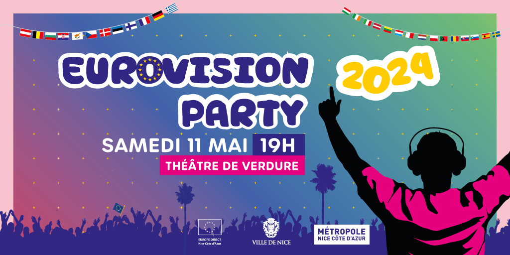 🎉 Le Théâtre de Verdure se met aux couleurs de l'Eurovision le 11 mai à partir de 19h pour une soirée exceptionnelle ! 🇪🇺 Écran géant, DJ, buvette, food trucks... en route pour une soirée d'anthologie 🥳 👉 nice.fr/fr/l-agenda/ni…