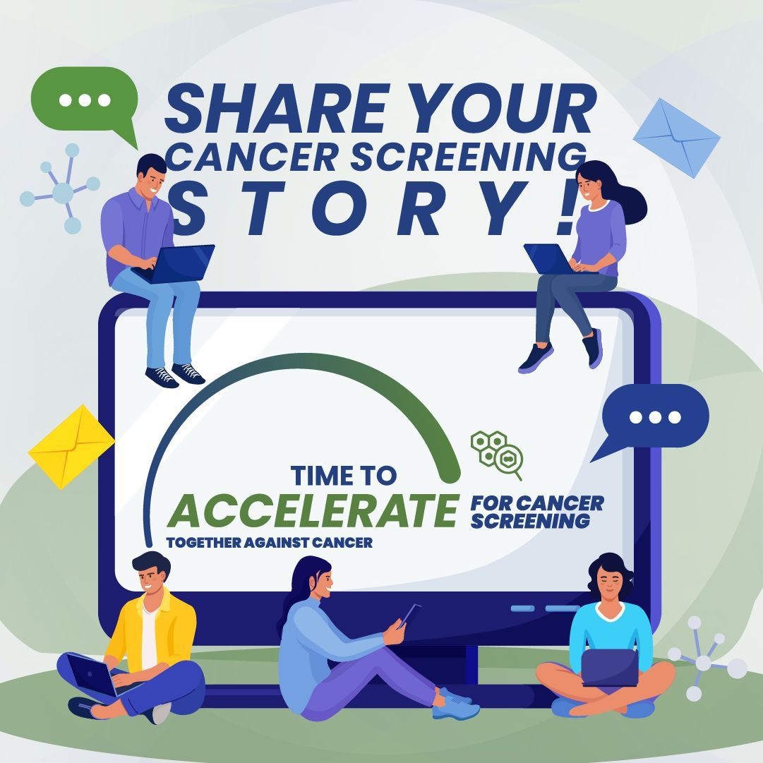 If you’ve undergone cancer screening, or performed it as a medical professional, your story matters! 🔊 Your experience – whether positive or negative – will drive progress in cancer screening programmes. 🔬 Submit your story here 👉 surveymonkey.com/r/V5P7D8X