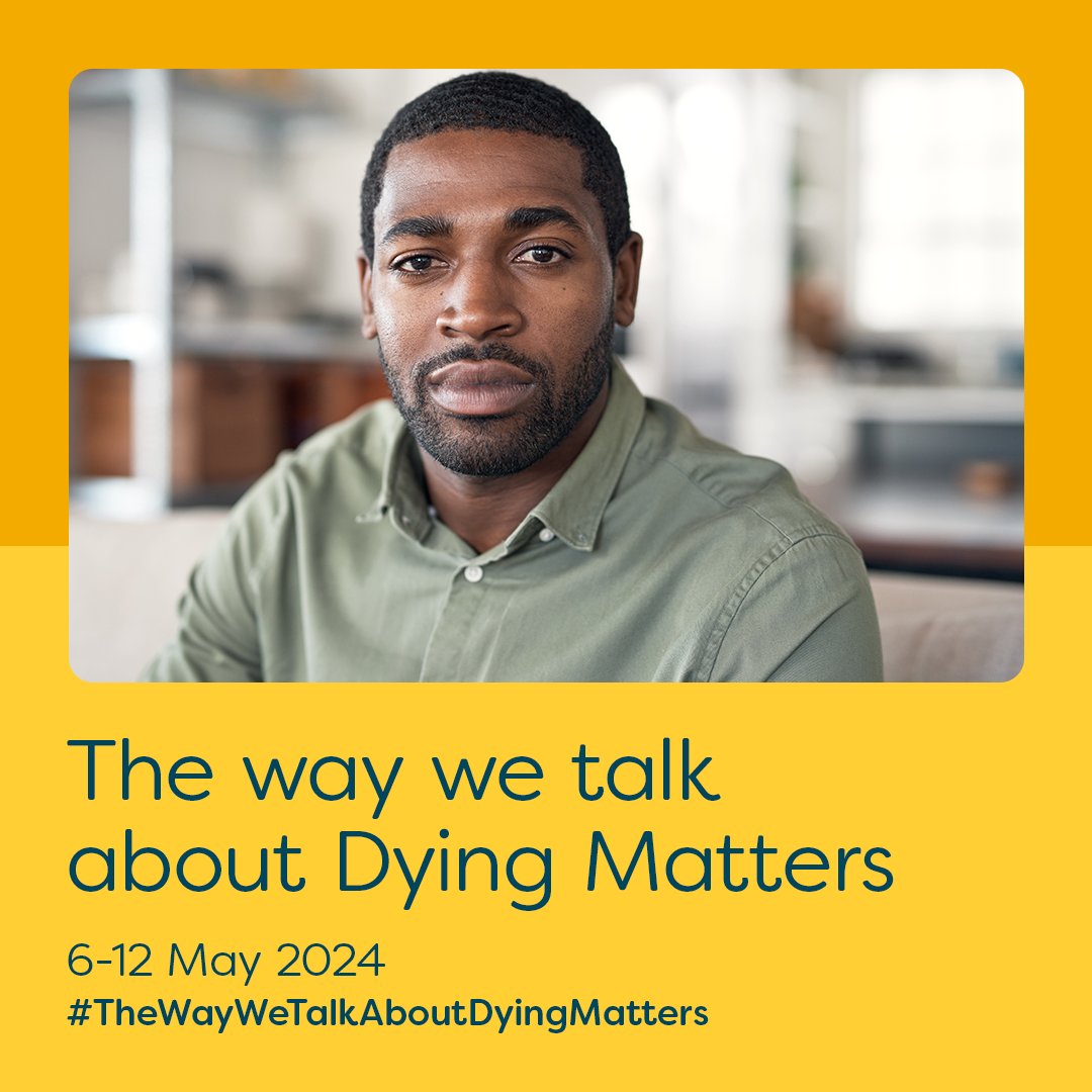 This week is Dying Matters Awareness Week. Over the next week, we will share insights from our colleagues on how they support people by having timely conversations about death and dying - an essential part of good end-of-life care🤍