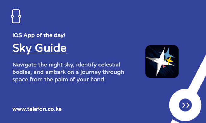 Explore the cosmos in stunning detail with Sky Guide, the star and constellation app. Navigate the night sky, identify celestial bodies, and embark on a journey through space from the palm of your hand. Look up and be amazed! #Astronomy #iOSApps