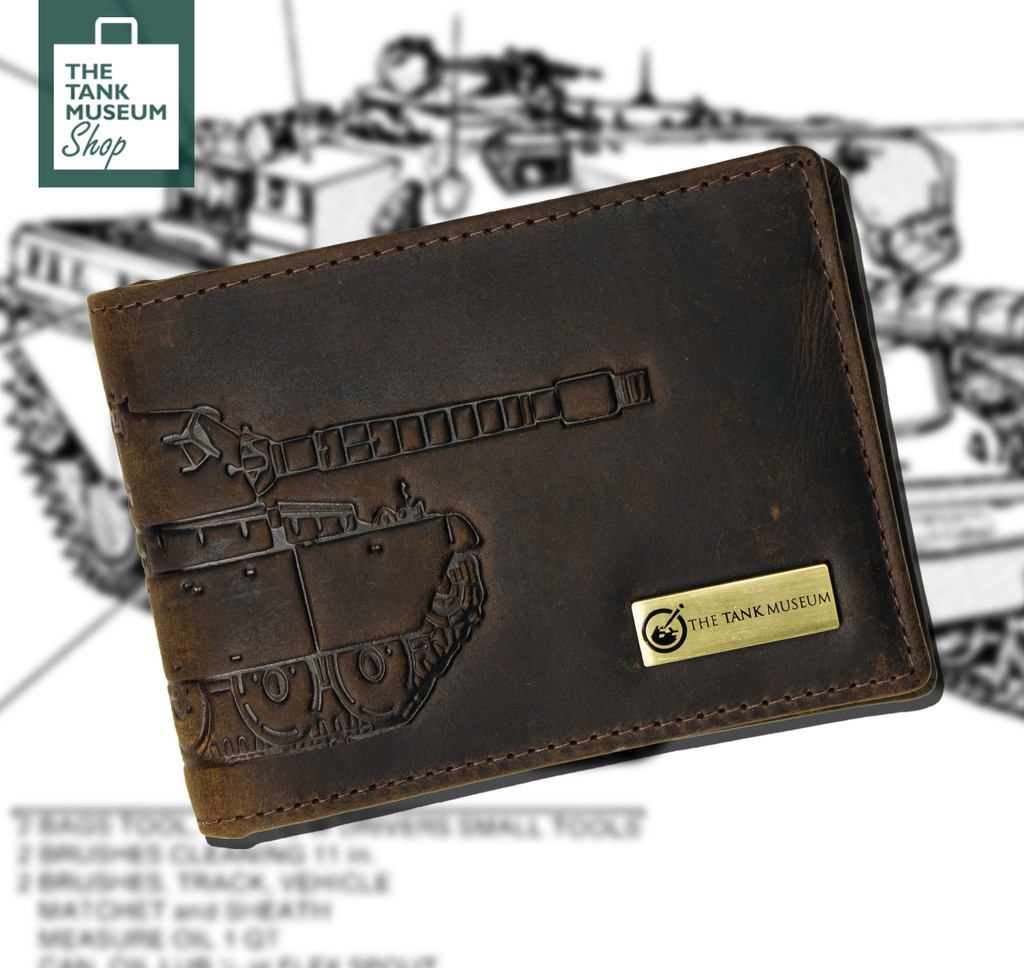 This tank wallet might have a Chieftain on it, but we can’t guarantee the British MBT can protect your money from The Tank Museum Shop! Get yours now: tankmuseumshop.org/products/tank-…