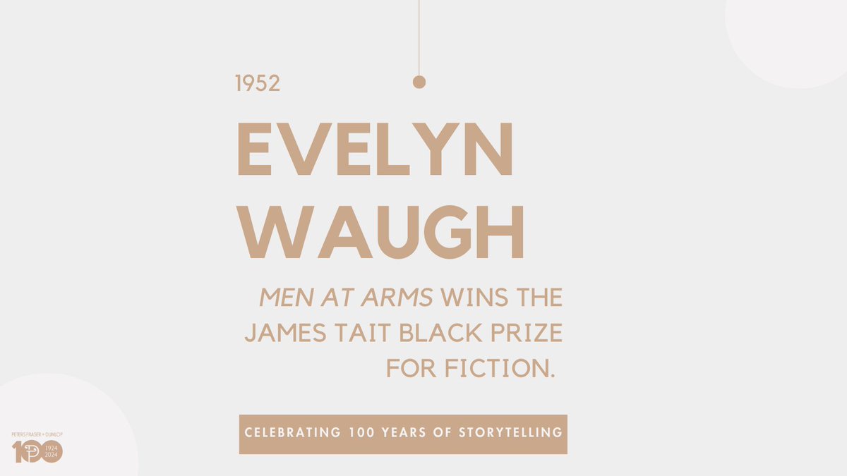 We’re celebrating one hundred years of history. #PFD100 #1950s #EvelynWaugh