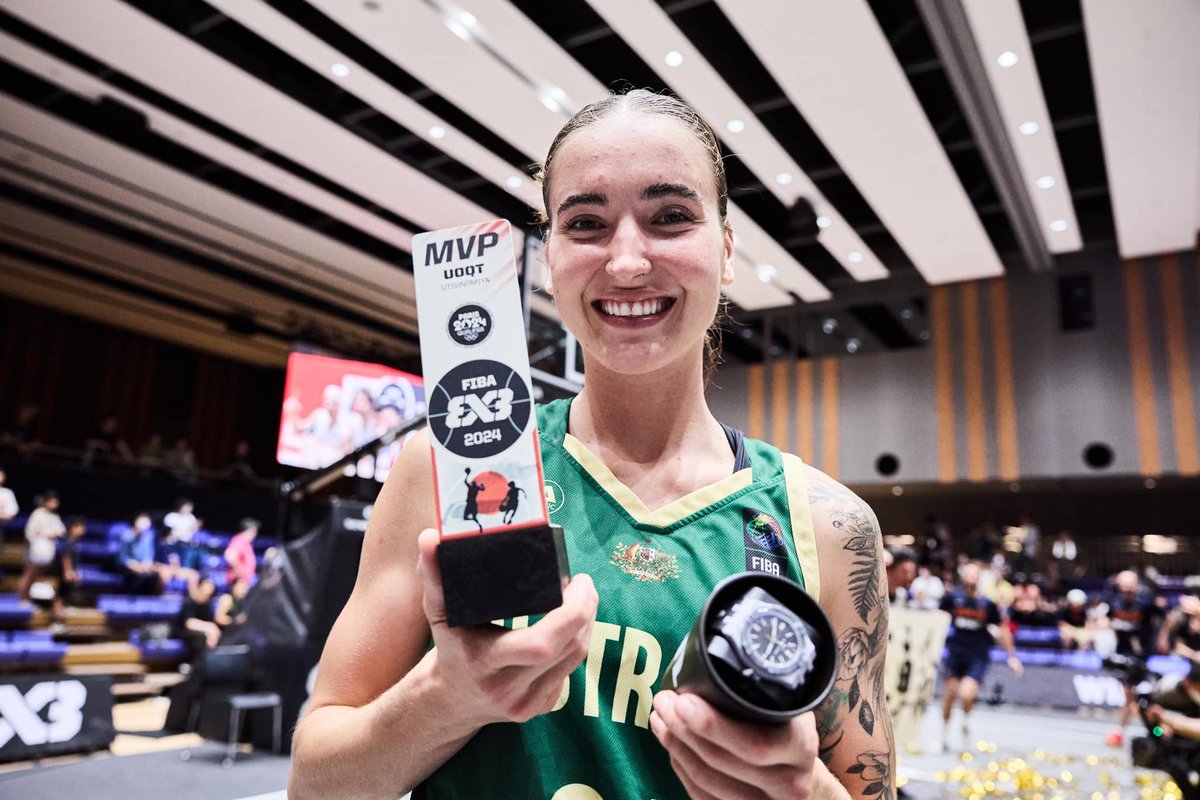 HISTORY for the Gangurrus who will become Australia's inaugural 3x3 Women's team at the Olympics!

Special shoutout to WAIS athlete Anneli Maley who was crowned MVP of the FIBA 3x3 Olympic Qualifiers! 🏆

See you in PARIS 🚀🥐
