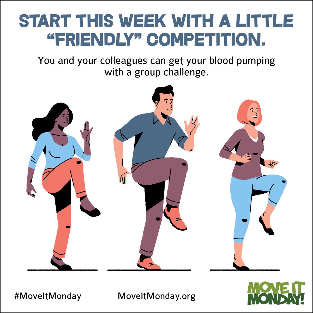 Challenge your community to get moving for @HealthyMonday today! Group fitness challenges are a great way to motivate everyone to stay active and healthy. Find a few ideas to get you started at: ow.ly/PiWf50Rpyec