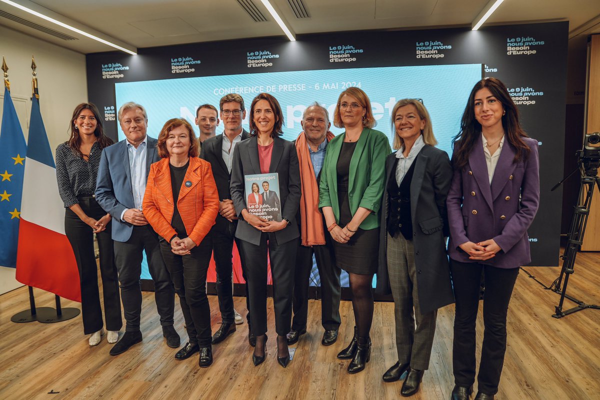 C’est avec fierté que nous avons aujourd’hui présenté notre programme pour les Européennes. Avec l’ensemble des colistiers nous porterons l’Europe puissance jusqu’au 9 juin. 👉Retrouvez notre programme : bdeuro.pe/notre-projet-p…