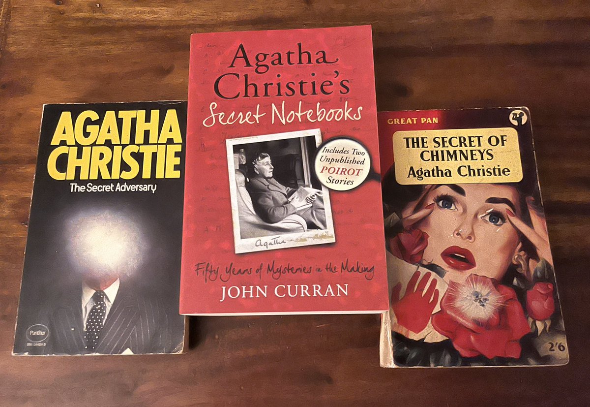 Ssssh! 🤫 
Don’t tell!
This week’s #MurderEveryMonday theme is all about secrets.
My entry features two Christie thrillers and John Curran’s first exploration of The Queen of Crime’s notebooks.