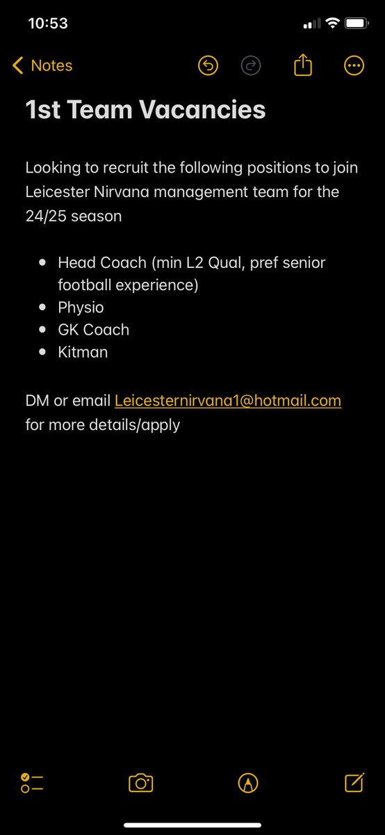d9nielg's tweet photo. Looking for people to join us next season at @LeicNirvana https://t.co/Q1Zy6BIXEQ