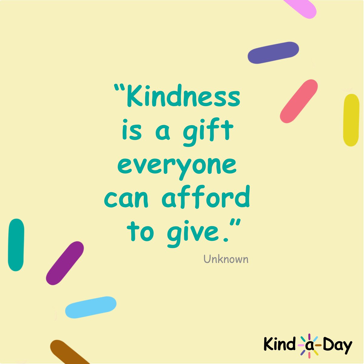 “Kindness is a gift everyone can afford to give” Unknown 🎁 
 
#Gift #Give #giving #GiftIdeas #kind #BeKind #kindness #KindLife #ActsOfKindness #SpreadKindness #KindnessMatters #ChooseKindness #KindnessWins #KindaDay #KindnessAlways #KindnessEveryday #Kindness365