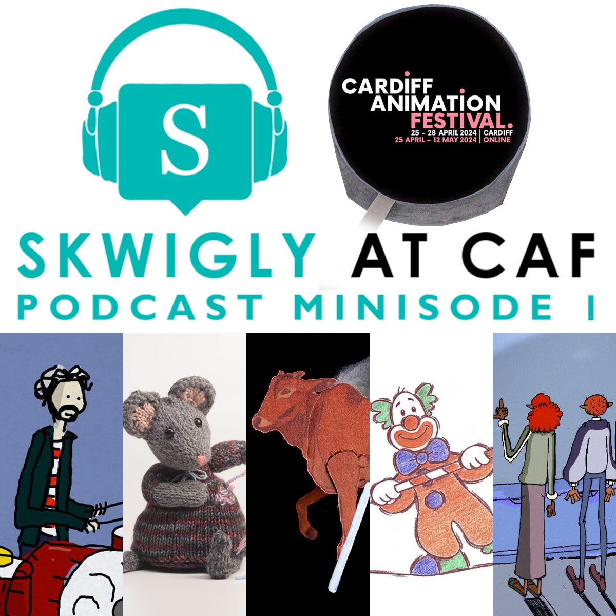 If you missed our Animators Brunch sessions at this year's @CardiffAnimFest, we'll be rolling them out this week on Skwigly as special podcast minisodes! Episode 1 is available now via the Podcasts section of the site