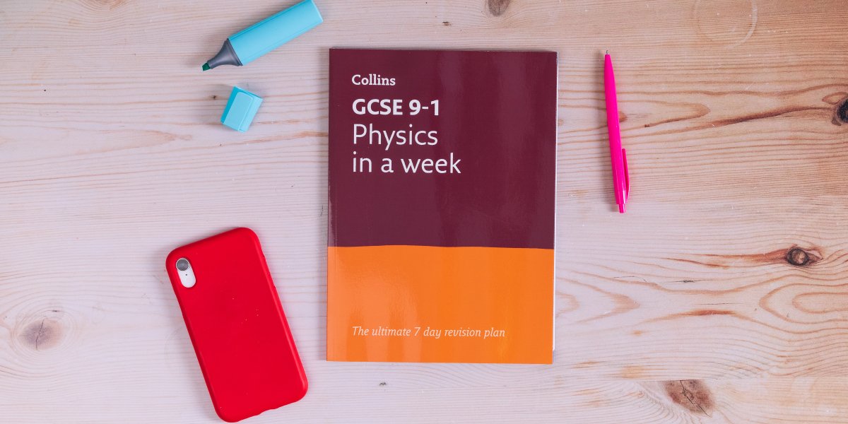 Revise for GCSE Physics in a week! Complete with a customised 7-day revision plan, this book enables students to revise key topics in less than an hour. Find out more: ow.ly/vnxu50RsgYV