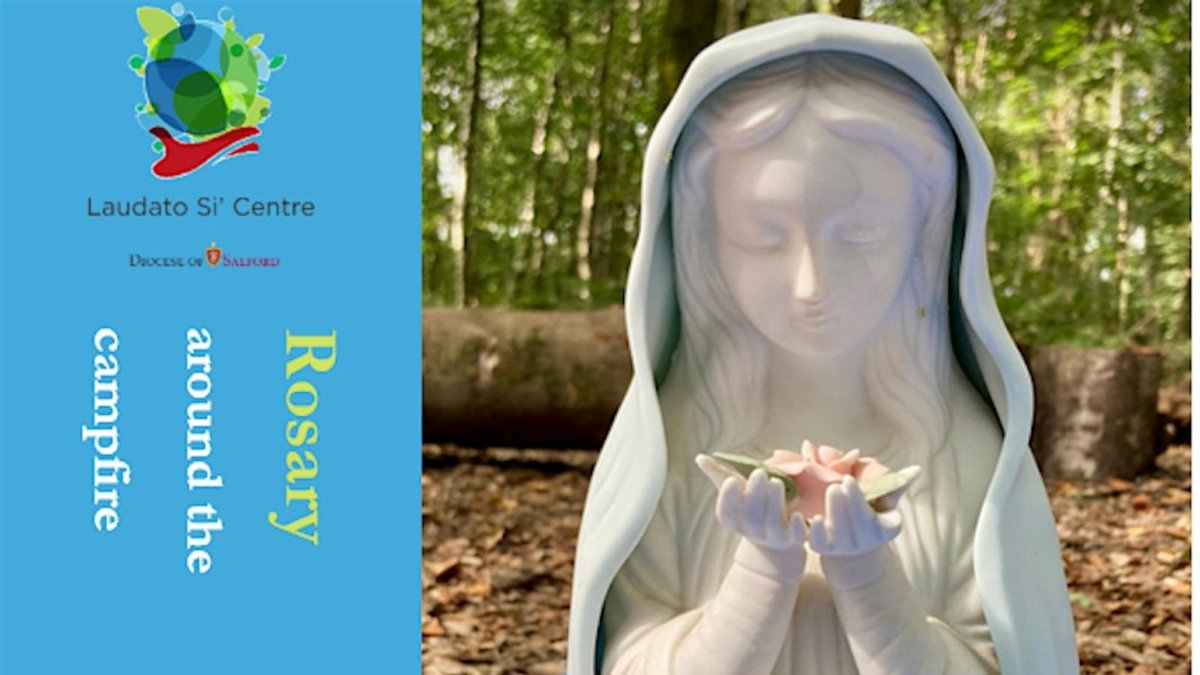 Join us for a peaceful hour of prayer and reflection at the #LaudatoSi’ Centre on 20th May at 1pm. It's a wonderful opportunity to connect with others and enjoy the tranquillity of the outdoors. Visit tinyurl.com/rosaryLSC to register your interest and find out more.