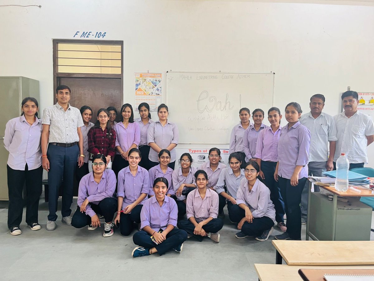 Govt. Mahila Engineering College, Ajmer is participating in #WrinklesAchheHain today☀️

Join us every Monday: es-pal.org/ccd
#EnergySwaraj #NoCo2