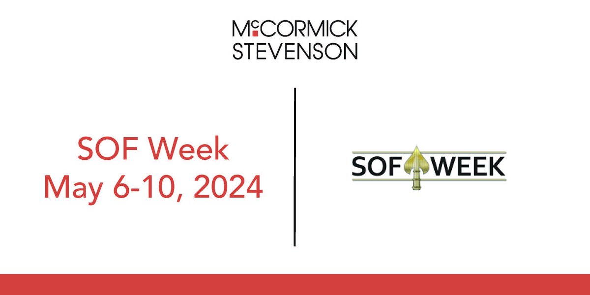 Join @mccst in honoring our nation’s finest #SpecialOps at #SOFWeek in Tampa 5/6-10/2024. Great opportunity to connect and learn with @USSOCOM and @GlobalSOF. See bit.ly/3WgxaiS for info. #defense mccst.com