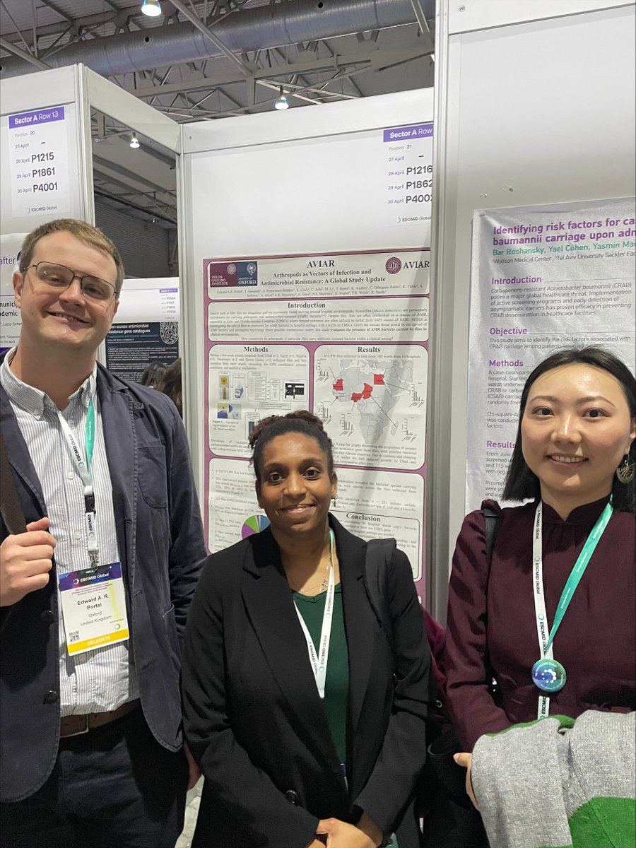 🌍 Last week IOI scientists were in Barcelona for #ESCMIDGlobal2024 to share their latest #AMR research at @ESCMID Well done to everyone who presented talks and posters, including @PortalEdward, Shonnette and Mei!