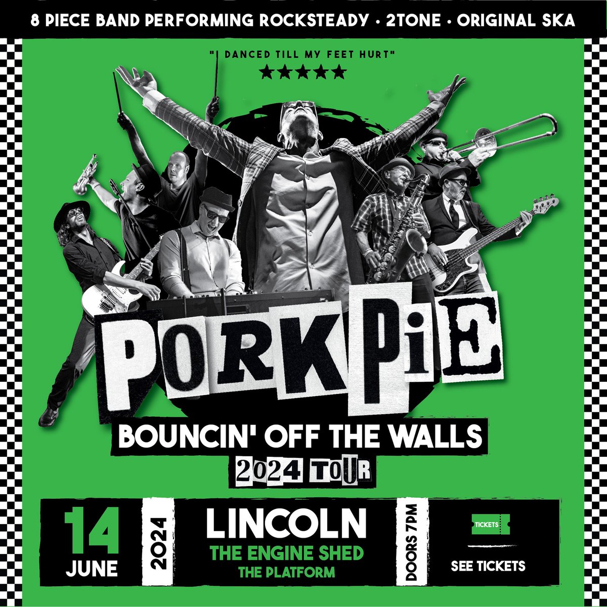 PORKPIE: Bouncin' Off The Walls 🎸 Friday 14th June 2023 | 7pm 🎟️ Tickets are on sale engineshed.co.uk/events/id/1874…