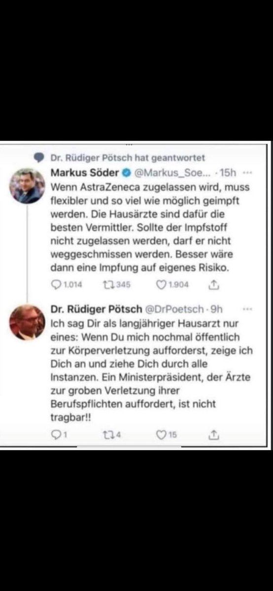 Herr @Markus_Soeder, ich bin mal auf eine Stellungnahme ihres Posts gespannt 🤔 … … da ja unser Innenministerium @BMI_Bund @NancyFaeser Denunzianten liebt, gleich eine Kopie an: @bmj_bund @BfV_Bund @GStABerlin