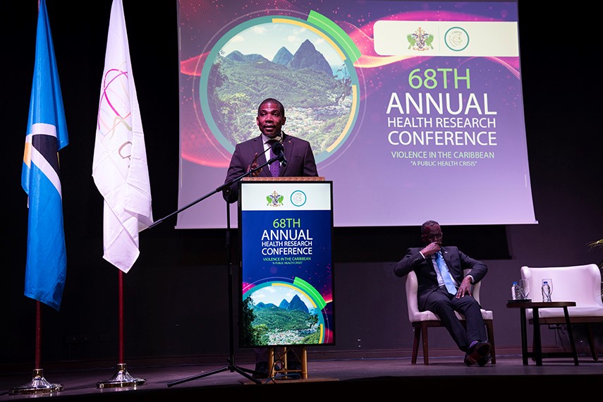 #INTHENEWS
PM Dr Terrance Drew, 🇰🇳 delivered a compelling address during the 68th Annual Health Research Conference, hosted by @CARPHA1 in 🇱🇨  on April 25, 2024. 

Read full story at: ow.ly/EG2g50RwXEB
