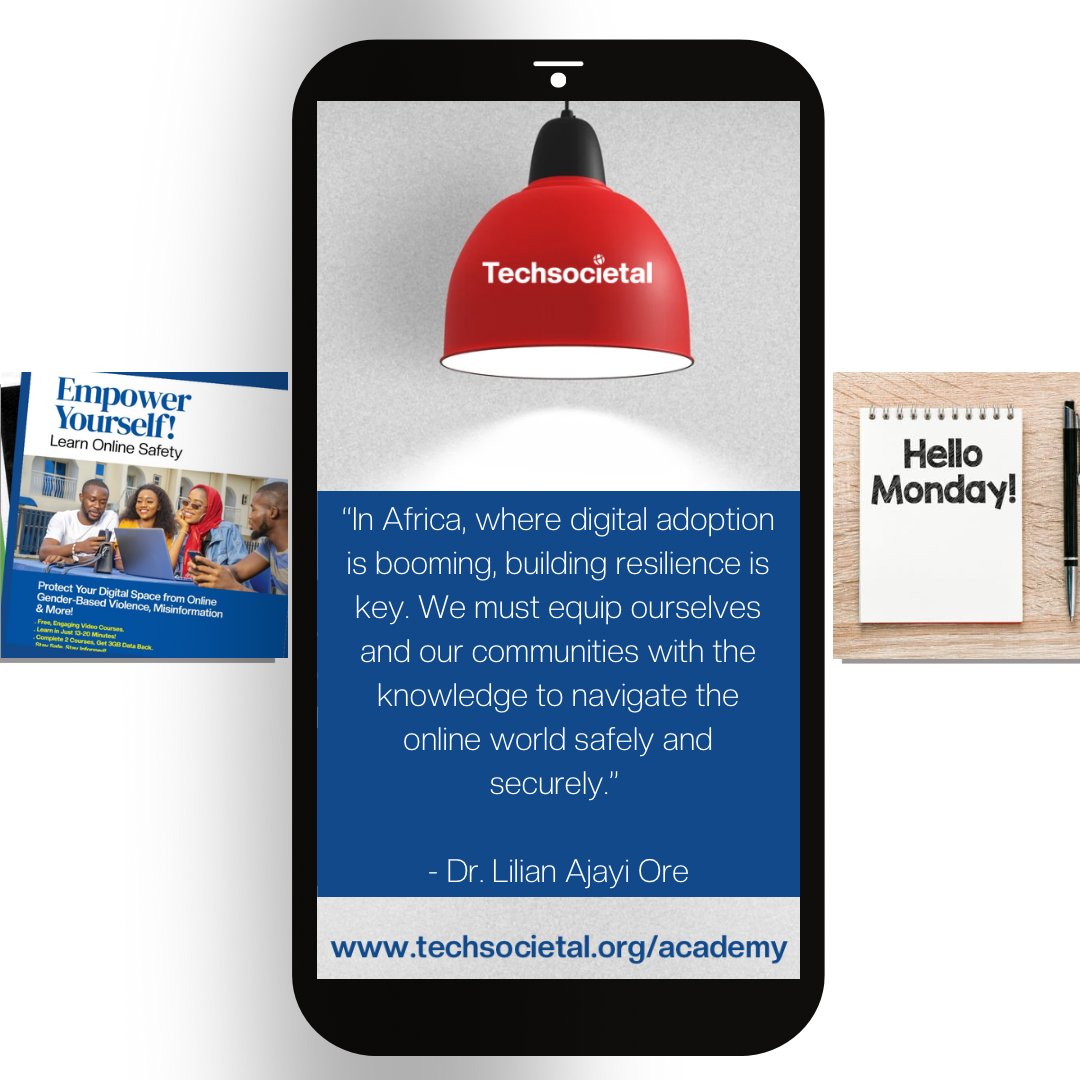 TechSocietal's tweet image. You&apos;re unstoppable with #SafeConnect! Start your week strong on TechSocietal Academy (techsocietal.org/academy)

#MondayMotivation
#TechSocietal