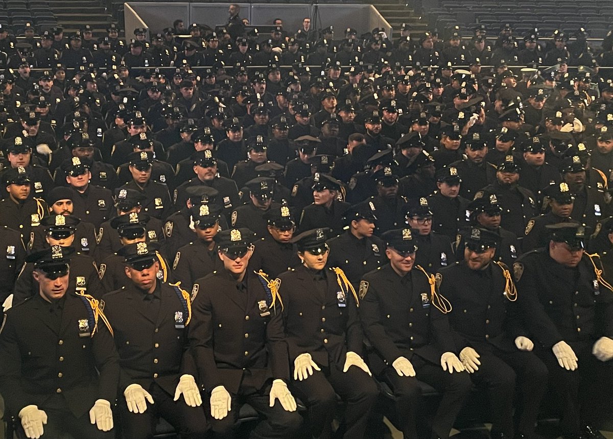 Today, our newest police officers go forth to serve the greatest city in the world. They bring hope to the people of our city. They carry the legacy of every NYC cop who has come before them. They already making us incredibly proud.