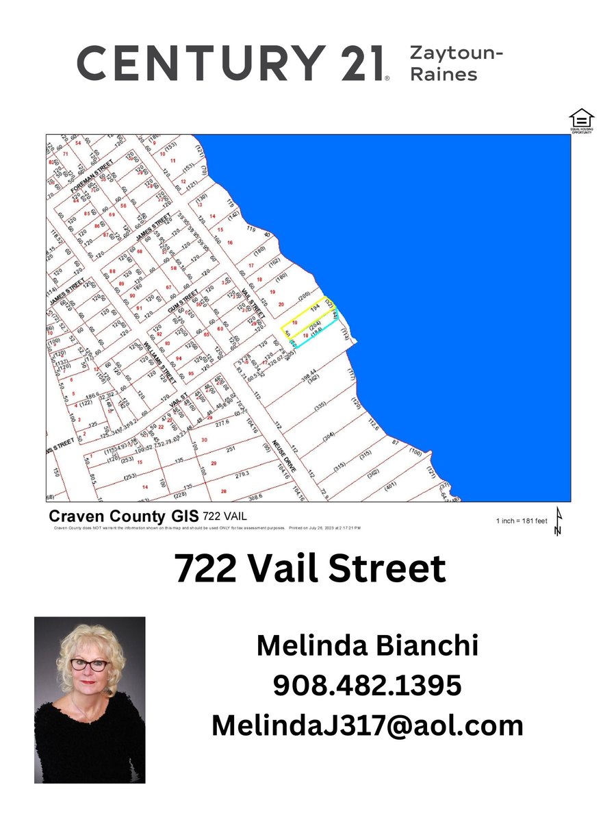 722 & 724 Vail Street!   Location! Location!  Location!  Neuse Waterfront Double Lot.
#forsale #lotsforsale #waterfront #waterview #realestateforsale #neuseriver #newbernrealtors #C21ZR