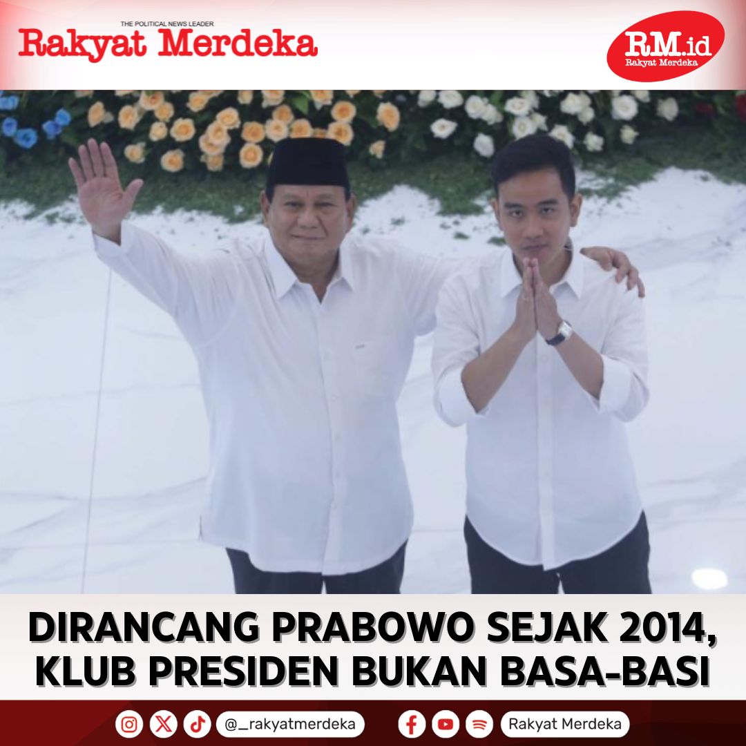 Rencana Presiden terpilih Prabowo Subianto membentuk Presidential Club alias Klub Presiden bukan basa-basi. Rencana tersebut sudah dirancang Prabowo sejak 2014, saat pertama kali maju sebagai Capres. #presidentialclub #prabowo #klubpresiden