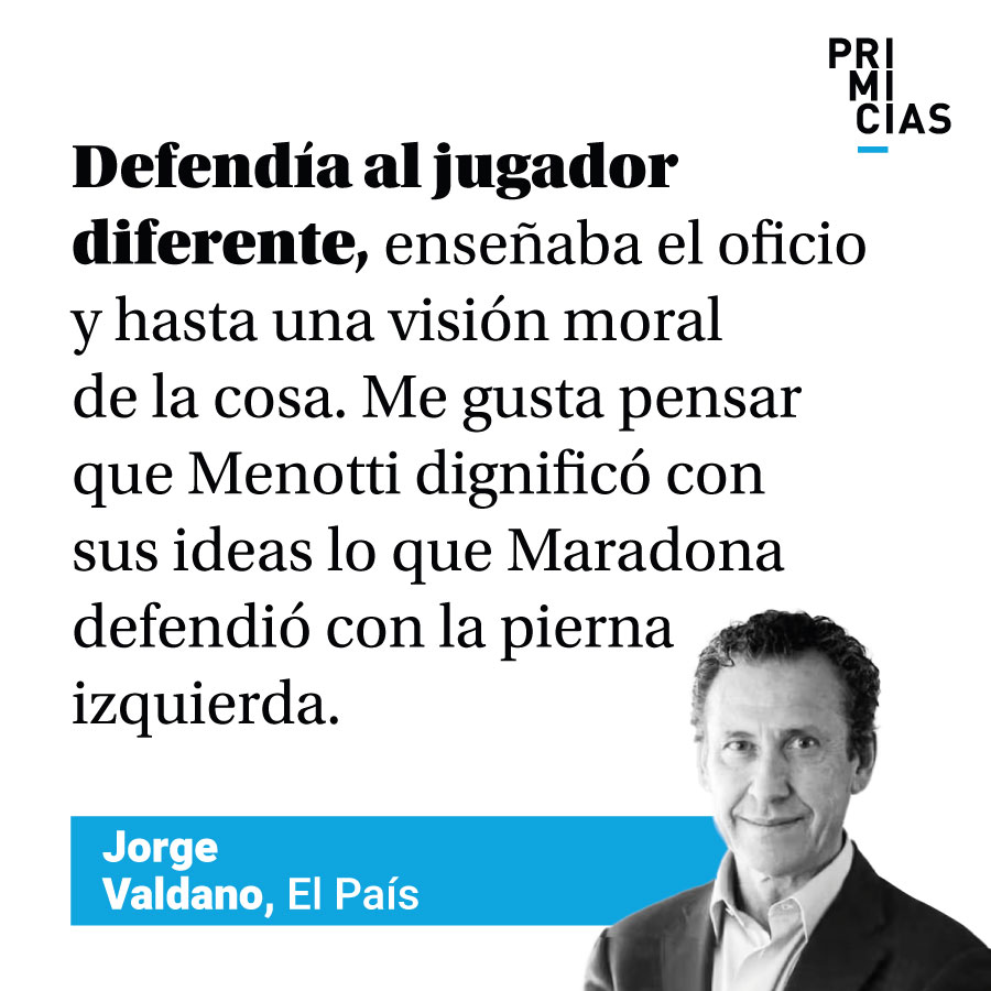 'El profeta de “La Nuestra”'. Lea la columna de Jorge Valdano. prim.ec/CaNh50RxpxI