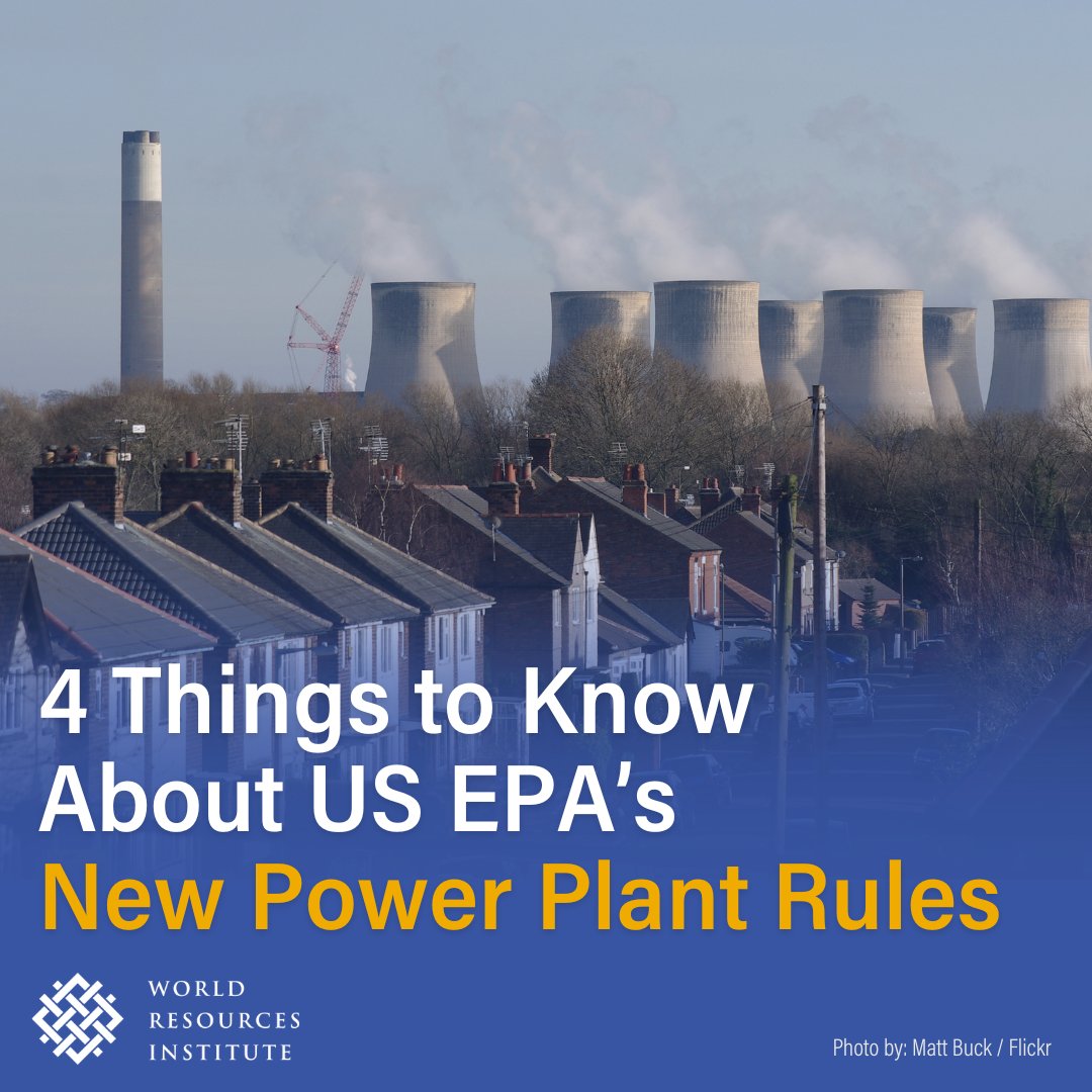 Last month, the @EPA finalized new rules for #powerplants designed to slash multiple forms of toxic and planet-warming #pollution in the United States🏭🌎 Here are 4 things to know about the new rules: bit.ly/3Iha2bS