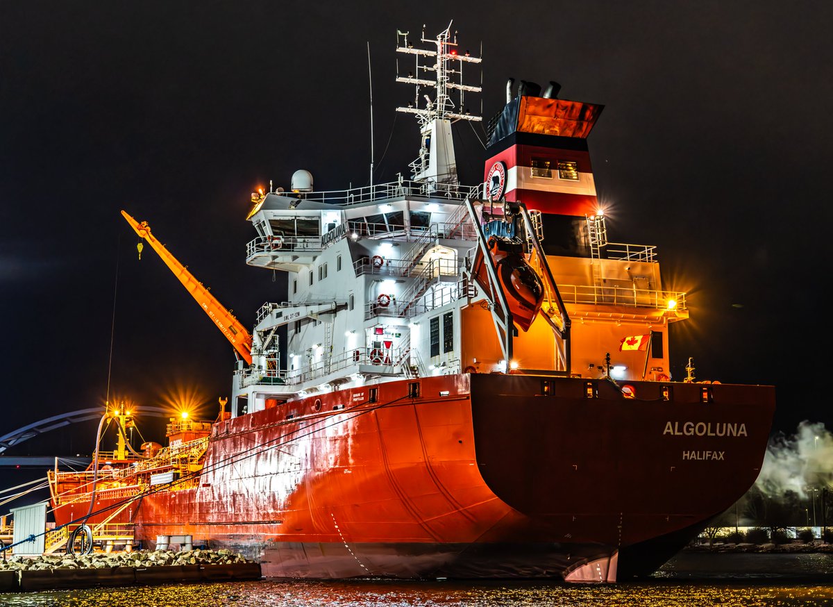 SHIP ARRIVAL: Algoluna Arriving: Tuesday, May 7, 2024 @ 16:00 (4:00PM) Departing: Thursday, May 9, 2024 @ 18:00 (6:00PM) Origin: Sarnia, ON Cargo: Petroleum Products Photo Credit: Master Sergeant Media LLC