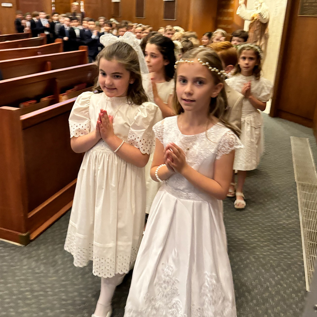 Our First Holy Communion was beautiful. God bless our second graders. ✝️ #CardinalCommunity #ADWcommUNITY #FirstCommunion