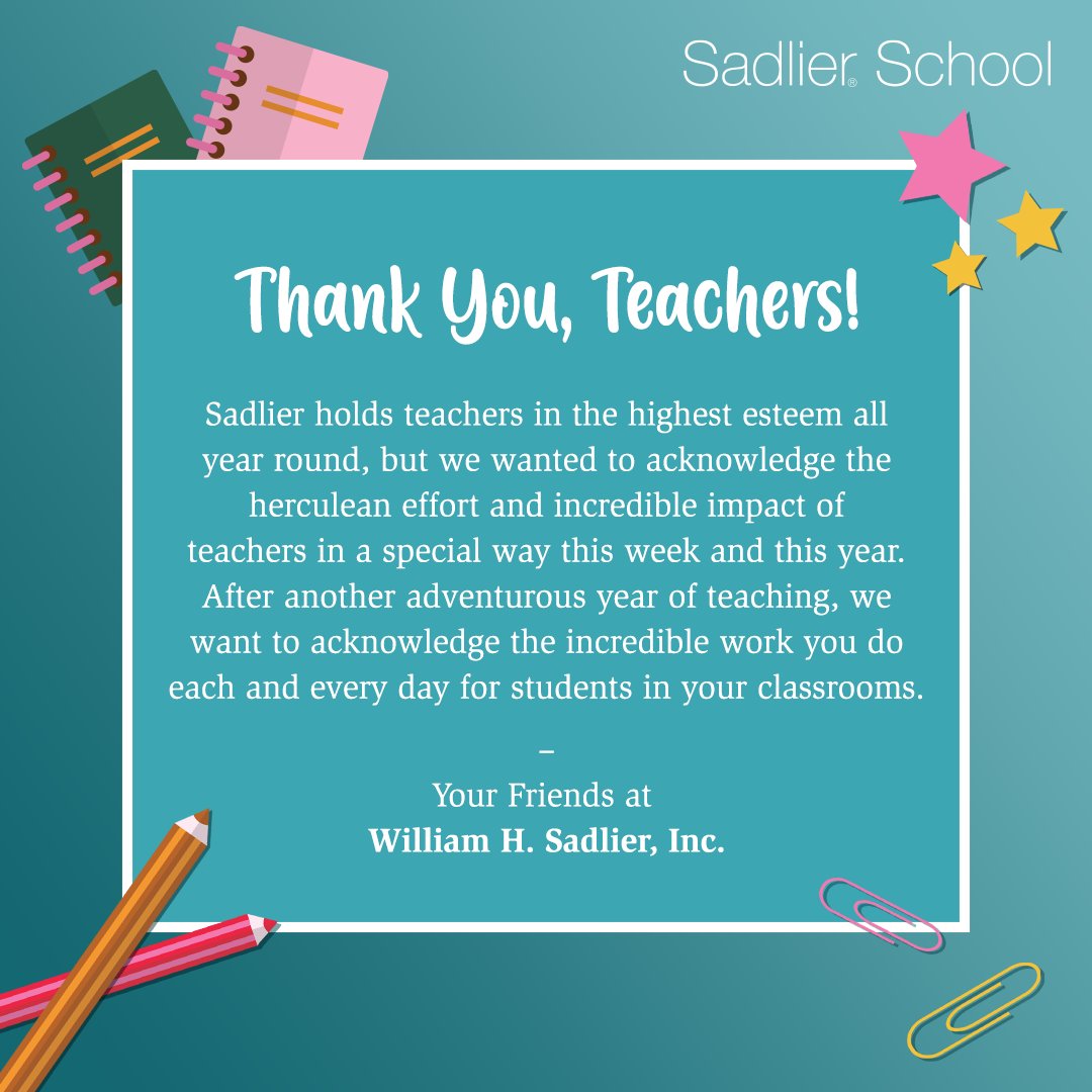 Happy Teacher Appreciation Week 🎉🎉🎉 Thank you for the essential work you do! hubs.ly/Q02w5cgm0 #Edchat #Education #Educators #TeacherAppreciation #TeacherAppreciationDay